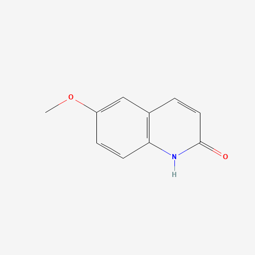 2-Hydroxy-6-methoxyquinoline (CAS: 13676-00-1) - Chemical Structure and Molecular Formula 