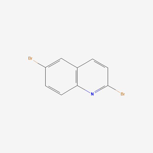 2-BROMO-6-BROMOQUINOLINE (CAS: 77514-31-9) - Chemical Structure and Molecular Formula 