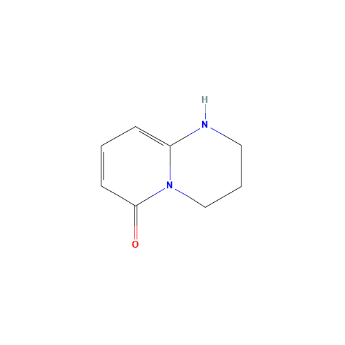 3,4-DIHYDRO-1H-PYRIDO[1,2-A]PYRIMIDIN-6(2H)-ONE (CAS: 1000981-74-7) - Chemical Structure and Molecular Formula 