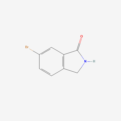 6-bromoisoindolin-1-one (CAS: 675109-26-9) - Chemical Structure and Molecular Formula 