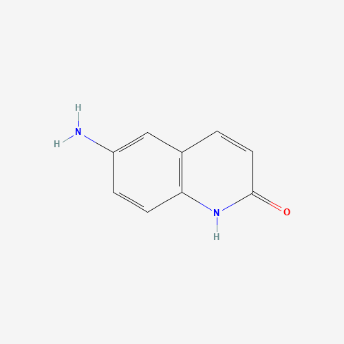 2(1H)-Quinolinone,6-amino-(9CI) (CAS: 79207-68-4) - Chemical Structure and Molecular Formula 
