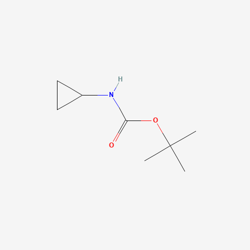 N-Boc-cyclopropylamine (CAS: 132844-48-5) - Chemical Structure and Molecular Formula 