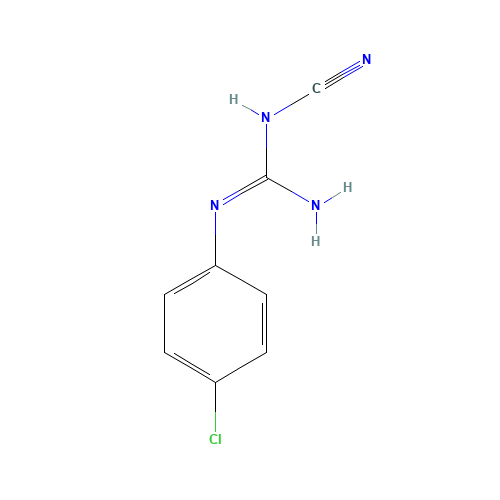 1-(4-chlorophenyl)-3-cyanoguanidine (CAS: 1482-62-8) - Related Chemical Product