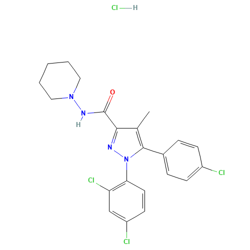 Rimonabant hydrochloride (CAS: 158681-13-1) - Related Chemical Product