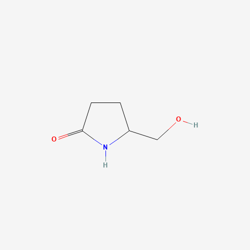 5-hydroxymethyl-pyrrolidine-2-one (CAS: 62400-75-3) - Chemical Structure and Molecular Formula 