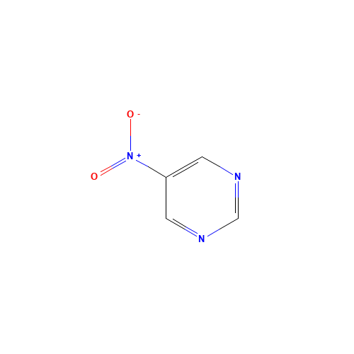 Pyrimidine,5-nitro-(8CI,9CI) (CAS: 14080-32-1) - Chemical Structure and Molecular Formula 