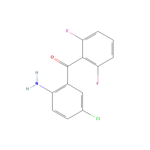 (2-amino-5-chlorophenyl)(2,6-difluorophenyl)methanone (CAS: 28910-83-0) - Related Chemical Product