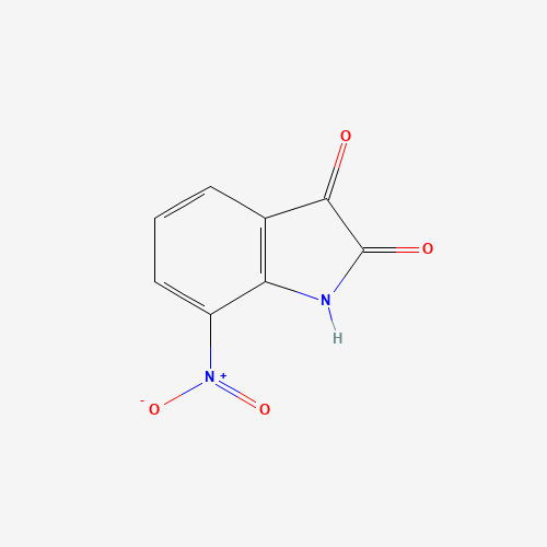 7-nitroindoline-2,3-dione (CAS: 112656-95-8) - Chemical Structure and Molecular Formula 