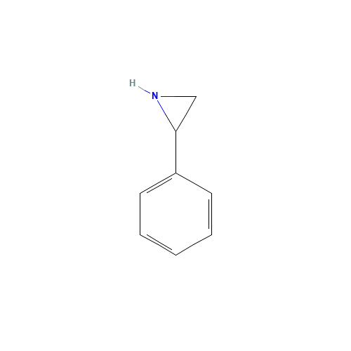 2-phenylaziridine (CAS: 1499-00-9) - Chemical Structure and Molecular Formula 