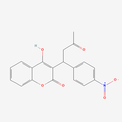 Acenocoumarol (CAS: 152-72-7) - Chemical Structure and Molecular Formula 