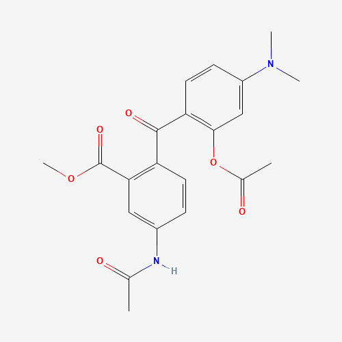 4'-Acetamido-2-acetoxy-4-dimethylamino-2'-methoxycarbonylbenzophenone (CAS: 351421-17-5) - Related Chemical Product