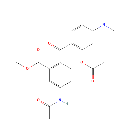 4'-Acetamido-2-acetoxy-4-dimethylamino-2'-methoxycarbonylbenzophenone (CAS: 351421-17-5) - Related Chemical Product