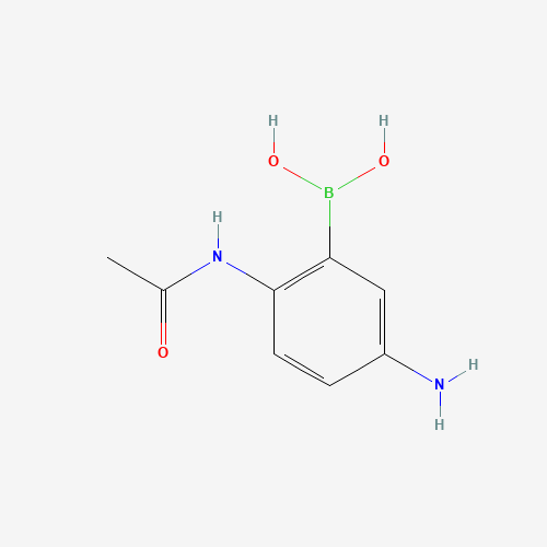 2-Acetamido-5-aminophenylboronic Acid (CAS: 136237-84-8) - Related Chemical Product