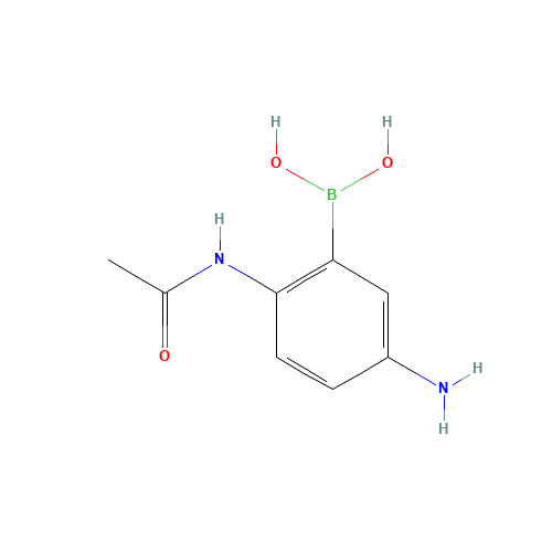 2-Acetamido-5-aminophenylboronic Acid (CAS: 136237-84-8) - Related Chemical Product