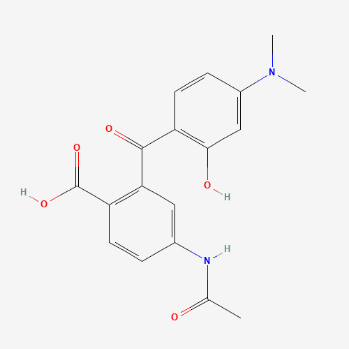 5'-Acetamido-2'-carboxy-4-dimethylamino-2-hydroxybenzophenone (CAS: 166442-37-1) - Related Chemical Product