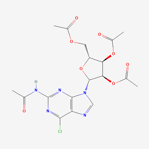 2-Acetamido-6-chloro-9-(2',3',5'-tri-O-acetyl-b-D-ribofuranosyl)purine (CAS: 137896-02-7) - Related Chemical Product