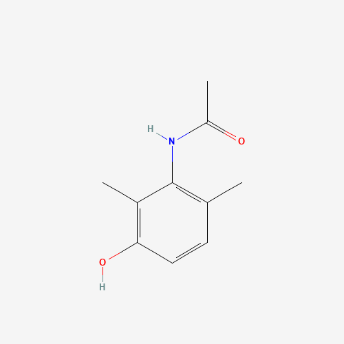 3-Acetamido-2,4-dimethylphenol (CAS: 100445-95-2) - Chemical Structure and Molecular Formula 