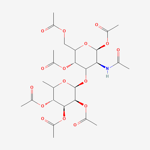 2-Acetamido-2-deoxy-3-O-(a-L-fucopyranosyl)-D-glucopyranose Pentaacetate (CAS: 309263-13-6) - Related Chemical Product