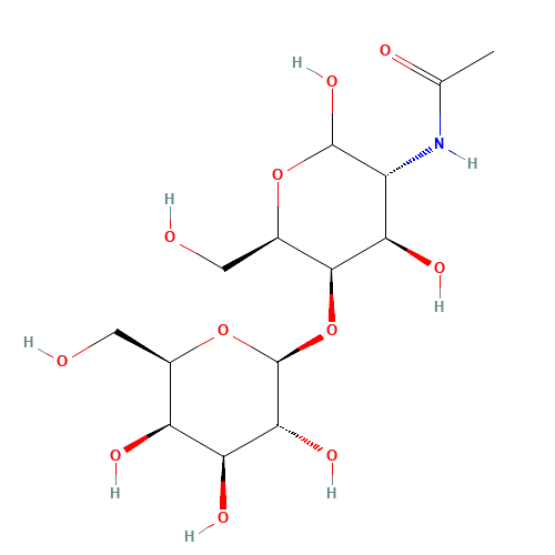 2-Acetamido-2-deoxy-4-O-(b-D-galactopyranosyl)-D-galactopyranose (CAS: 82535-18-0) - Related Chemical Product