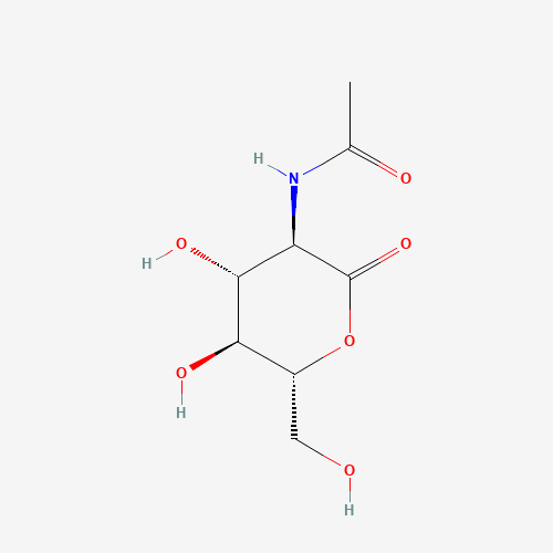 2-Acetamido-2-deoxy-D-glucono-1,5-lactone (CAS: 19026-22-3) - Chemical Structure and Molecular Formula 