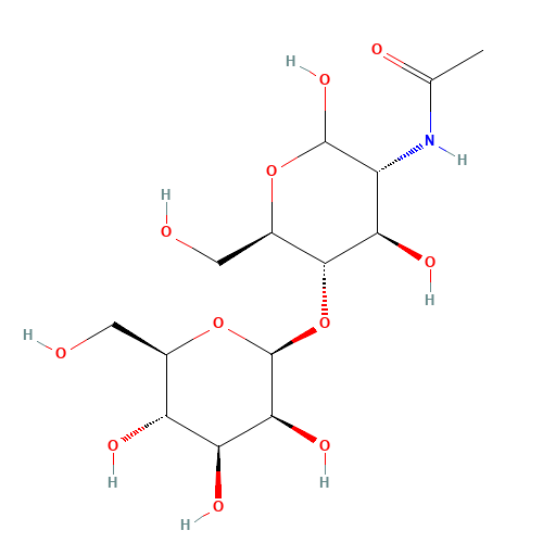 2-Acetamido-2-deoxy-4-O-(b-D-mannopyranosyl)-D-glucose (CAS: 55637-63-3) - Related Chemical Product