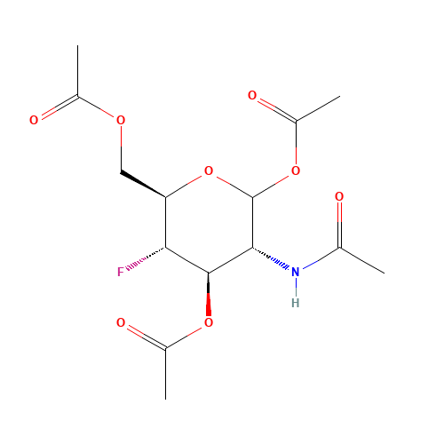 2-Acetamido-4-fluoro-1,3,6-tri-O-acetyl-2,4-dideoxy-D-glucopyranose (CAS: 116049-57-1) - Related Chemical Product
