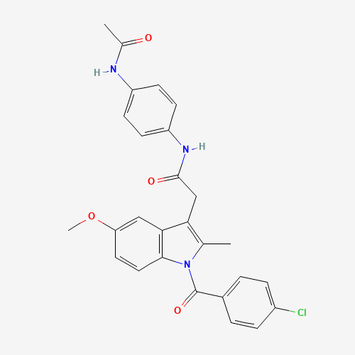N-(4-Acetamidophenyl)indomethacin Amide (CAS: 261766-23-8) - Related Chemical Product