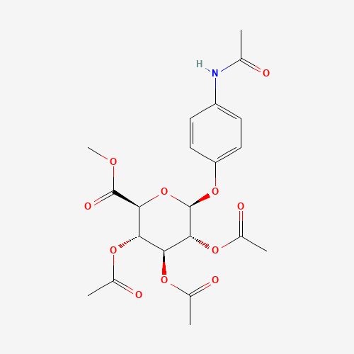 4-Acetamidophenyl-triacetyl-b-D-glucuronic Acid Methyl Ester (CAS: 30824-21-6) - Related Chemical Product
