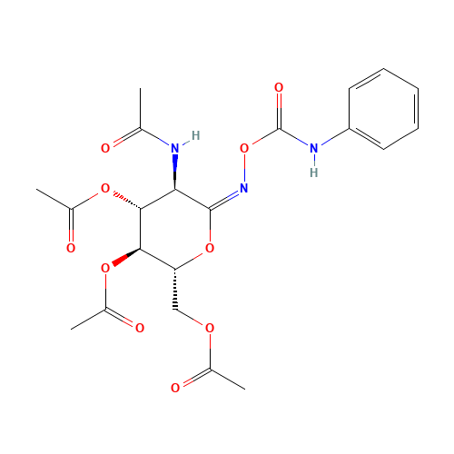 O-(2-Acetamido-3,4,6-tri-O-acetyl-D-glucopyranosylidene)amino N-phenyl Carbamate (E/Z Mixture) (CAS: 132063-04-8) - Related Chemical Product