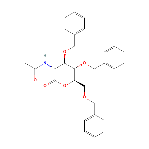 2-Acetamido-3,4,6-tri-O-benzyl-2-deoxy-D-glucono-1,5-lactone (CAS: 34051-37-1) - Related Chemical Product