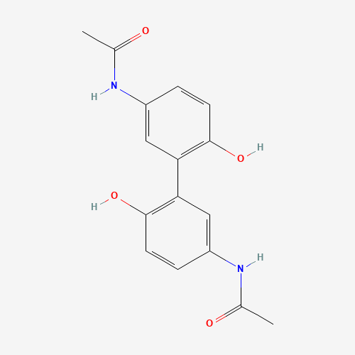 Acetaminophen Dimer (CAS: 98966-14-4) - Chemical Structure and Molecular Formula 