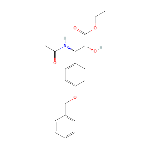 (aR,bS)-b-(Acetylamino)-a-hydroxy-4-(phenylmethoxy)-benzenepropanoic Acid Ethyl Ester (CAS: 382596-25-0) - Related Chemical Product