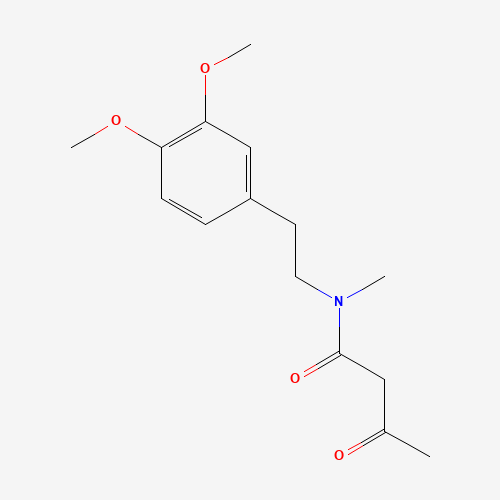 N-Acetoacetyl-N-methyl-2-(3,4-dimethoxyphenyl)ethylamine (CAS: 887352-04-7) - Related Chemical Product