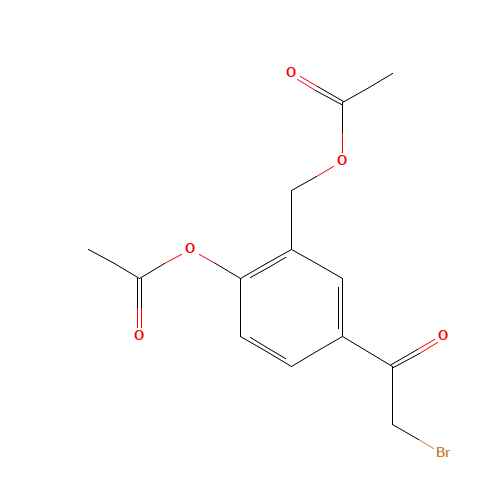 4-Acetoxy-3-acetoxymethyl-a-bromoacetophenone (CAS: 24085-07-2) - Related Chemical Product