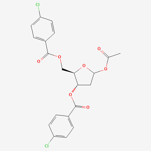 1-O-Acetyl-3,5-bis(4-chlorobenzoyl)-2-deoxy-D-ribose (CAS: 1207459-15-1) - Related Chemical Product