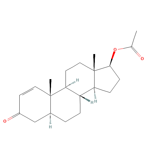 17b-Acetyloxy-5a-androstenone (CAS: 64-82-4) - Related Chemical Product