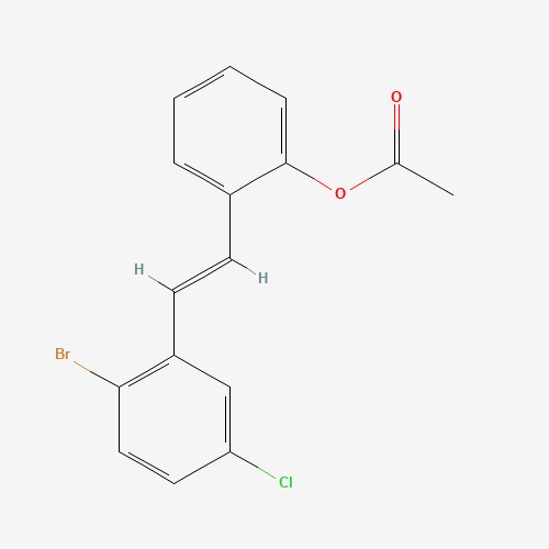 (E)-2-Acetoxy-2'-bromo-5'-chlorostilbene (CAS: 1000890-01-6) - Related Chemical Product