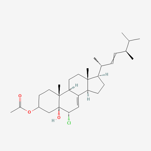3b-Acetoxy-6a-chloroergosta-7,22-dien-5a-ol (CAS: 58261-88-4) - Related Chemical Product