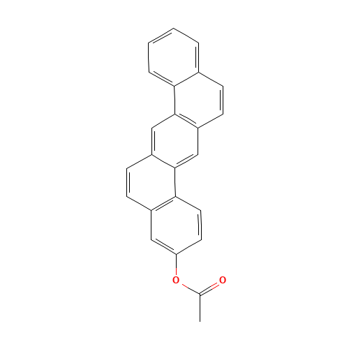 3-Acetoxydibenz[a,h]anthracene (CAS: 72378-87-1) - Chemical Structure and Molecular Formula 