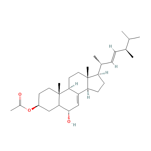 3b-Acetoxyergosta-7,22-dien-5a-ol (CAS: 60045-90-1) - Related Chemical Product