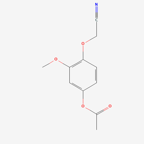 2-(4-Acetoxy-2-methoxyphenoxy)-acetonitrile (CAS: 887352-07-0) - Related Chemical Product