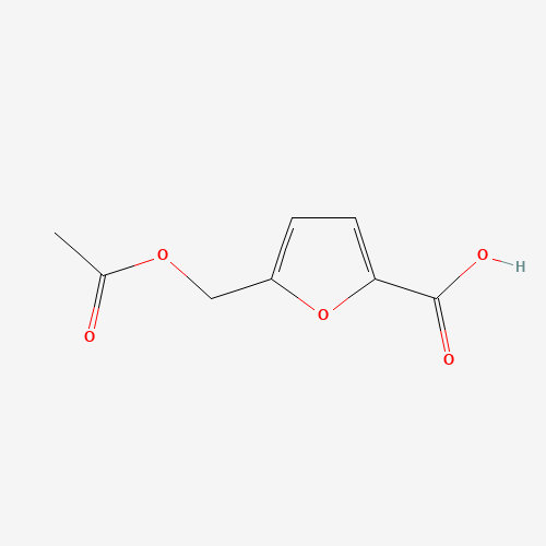 5-Acetoxymethyl-2-furancarboxylic Acid (CAS: 90345-66-7) - Chemical Structure and Molecular Formula 