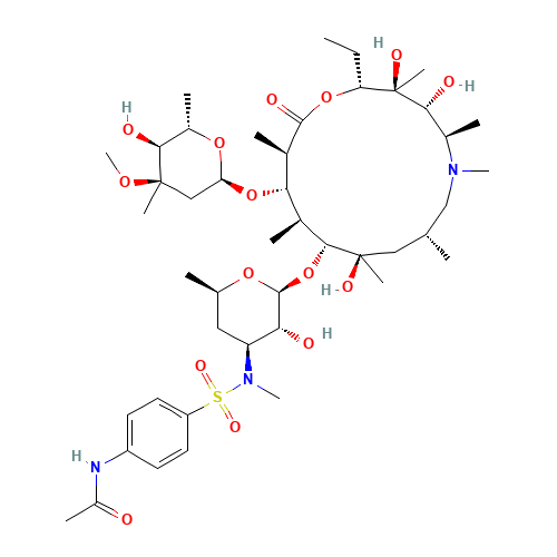 3'-N-[[4-(Acetylamino)phenyl]sulfonyl]-3'-N-demethyl Azithromycin (CAS: 612069-30-4) - Related Chemical Product