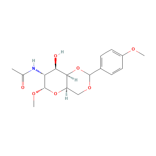 N-Acetyl-4,6-(p-methoxybenzylidene)-2-deoxy-1-O-methyl-a-D-galactosamine (CAS: 188666-34-4) - Related Chemical Product
