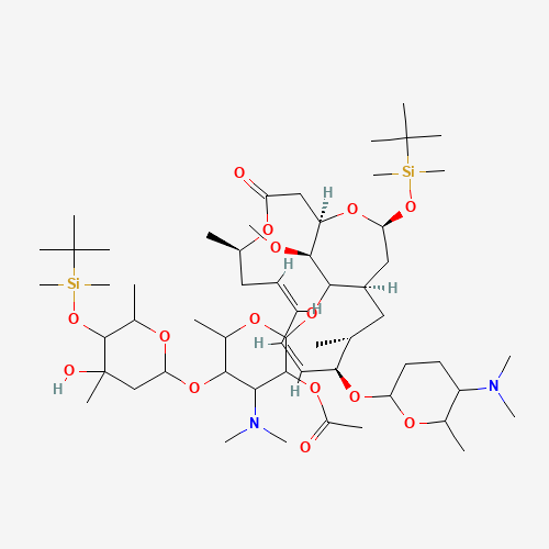 2'-O-Acetyl-4''-O-tert-butyldimethylsilylspiramycin I 3,18-(O-tert-Butyldimethylsilyl)acetal (CAS: 96405-32-2) - Related Chemical Product