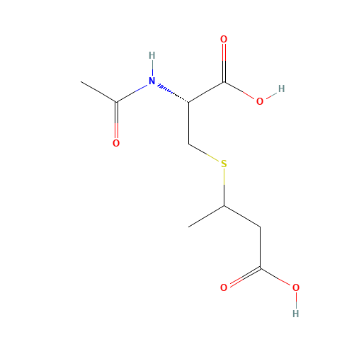N-Acetyl-S-(3-carboxy-2-propyl)-L-cysteine (CAS: 33164-65-7) - Related Chemical Product