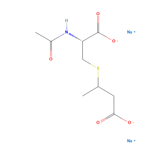 N-Acetyl-S-(3-carboxy-2-propyl)-L-cysteine Disodium Salt (CAS: 1041285-62-4) - Related Chemical Product