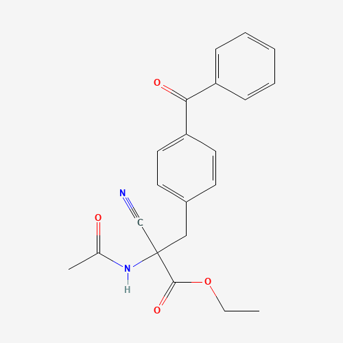 N-Acetyl-a-cyano-p-benzoyl-D,L-phenylalanine Ethyl Ester (CAS: 104504-38-3) - Related Chemical Product