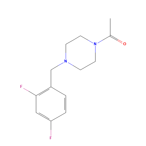 1-Acetyl-4-(2,4-difluorobenzyl)piperazine (CAS: 416894-09-2) - Related Chemical Product