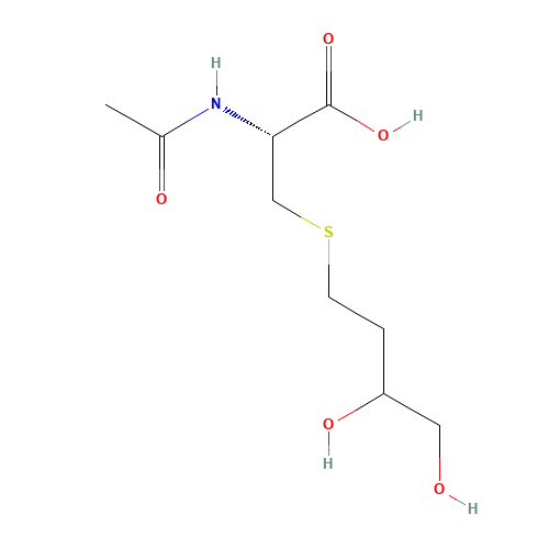 N-Acetyl-S-(3,4-dihydroxybutyl)-L-cysteine (Mixture of Diastereomers) (CAS: 144889-50-9) - Related Chemical Product